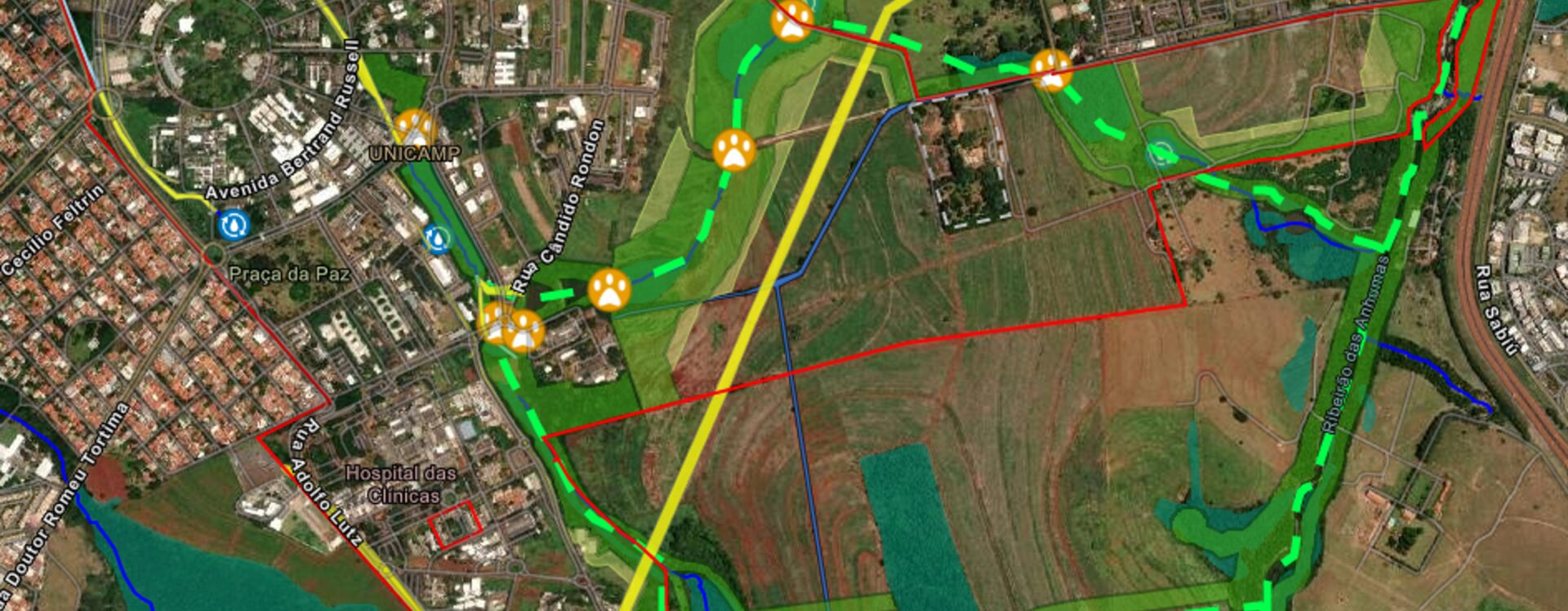 mapa corredores