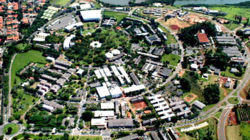 foto aérea campus unicamp