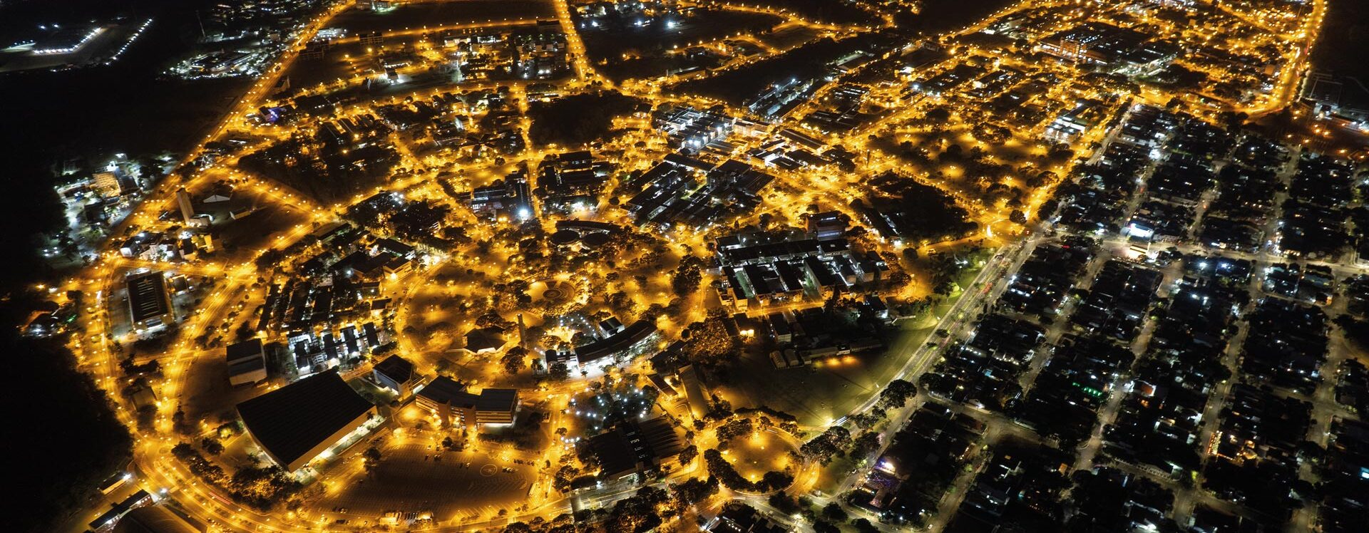 vista aérea do campus da Unicamp